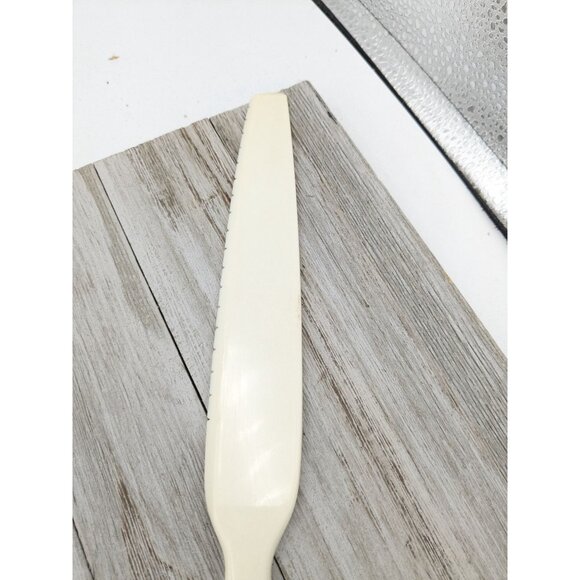 Foley Icing Spatula #1 Spreader Serrated Knife 12" Nylon Plastic Almond - Picture 2 of 9